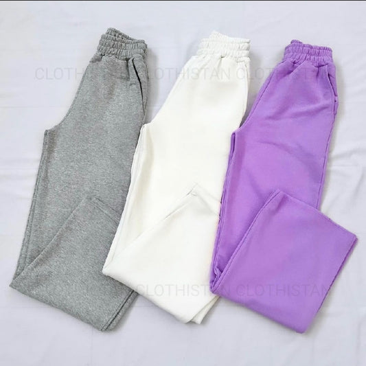 Pack of Three Flapper Trouser (White, Light grey & Lilac)