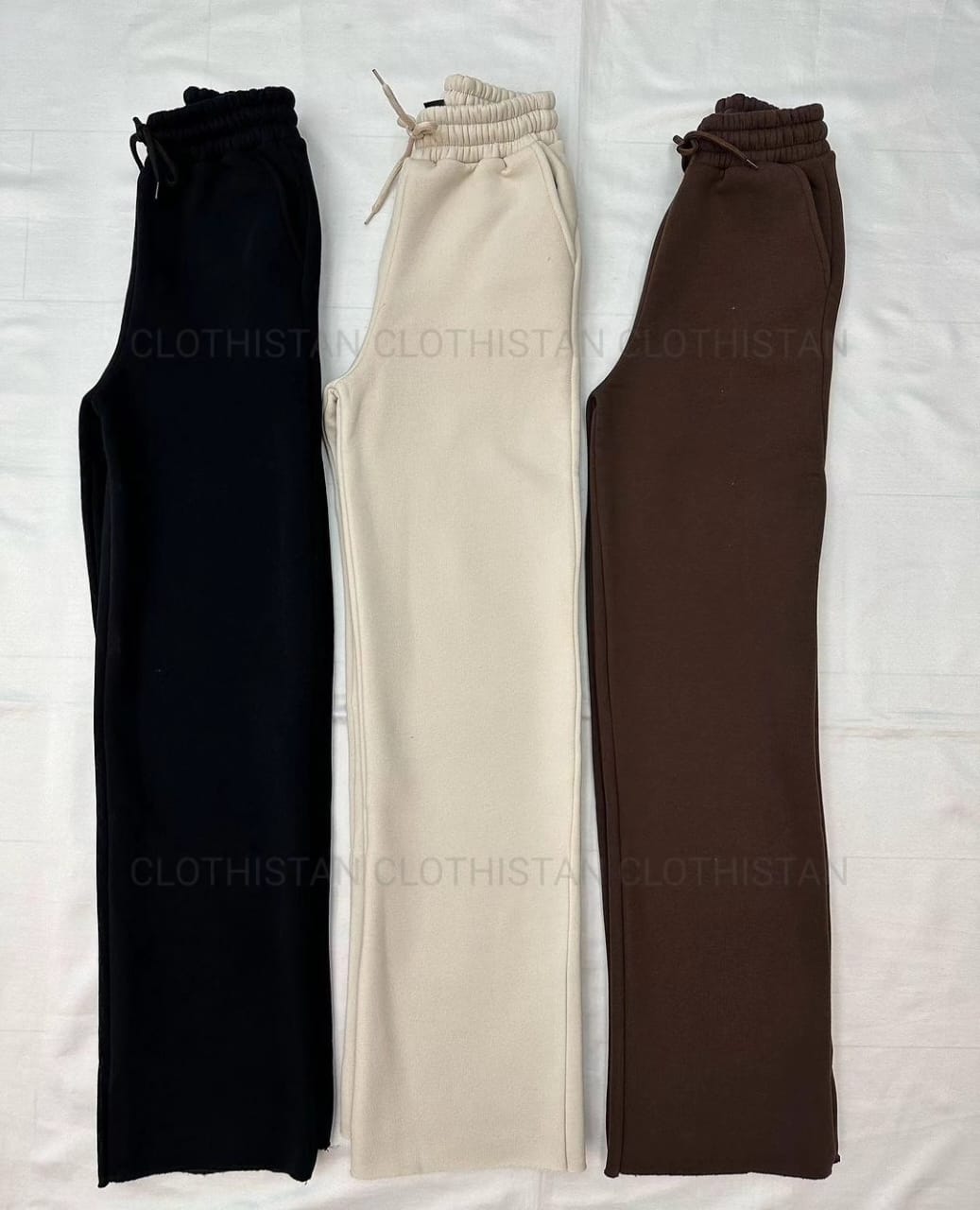 Pack of Three Flapper Trouser (Brown, Beige & Black)