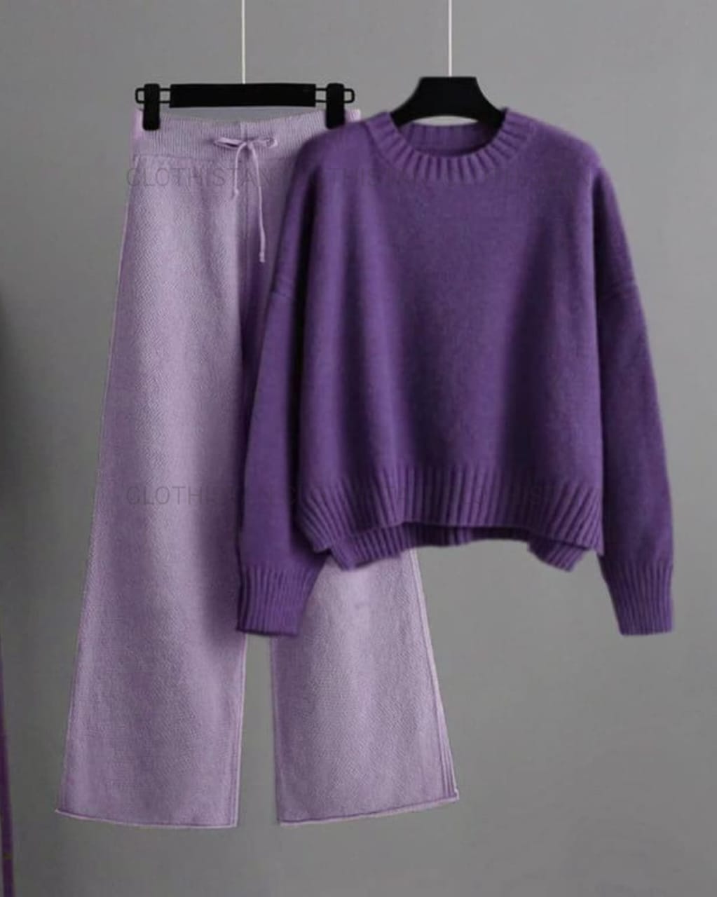 Coord Set (Lilac Flapper with Purple Sweatshirt)